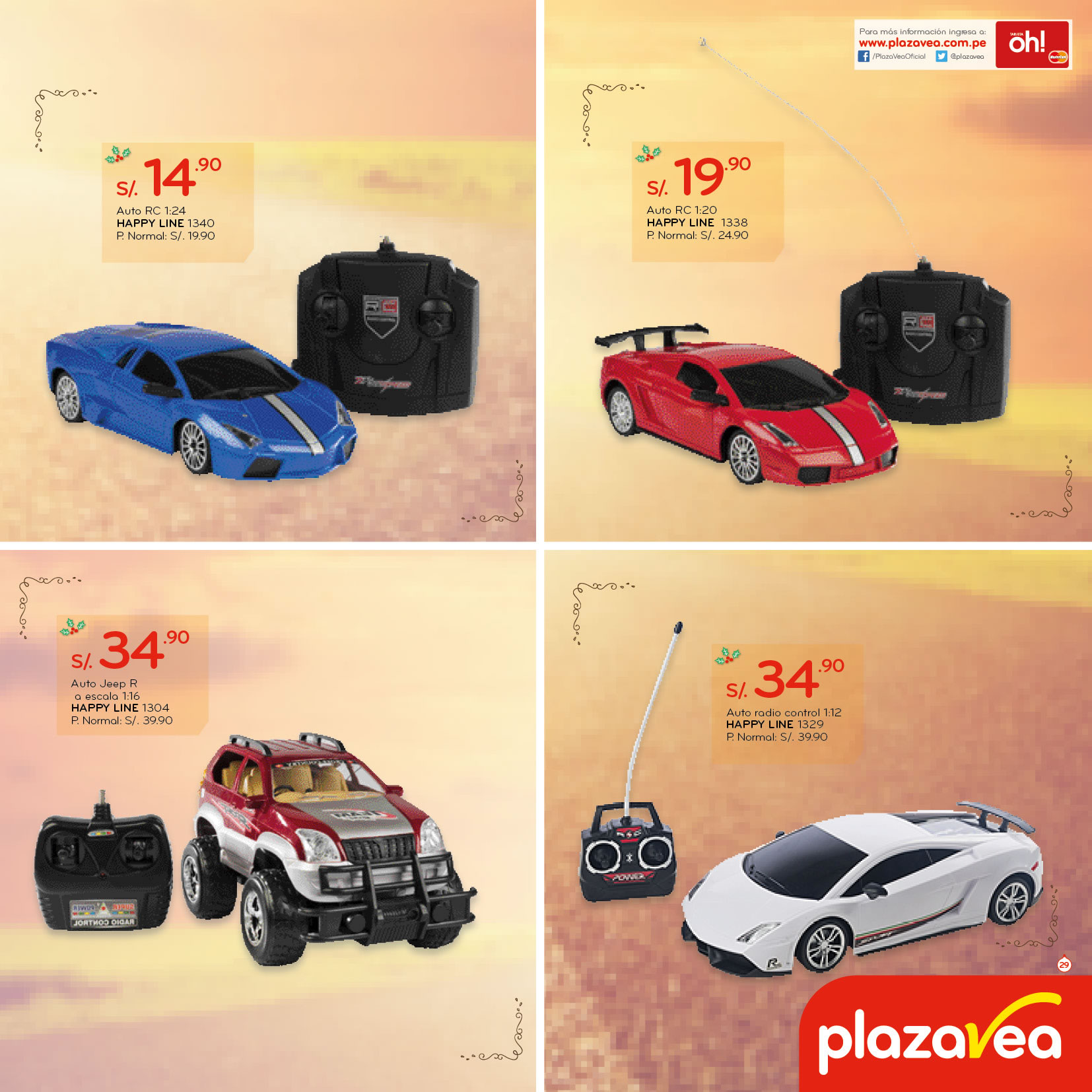Carros a control remoto plaza 2025 vea