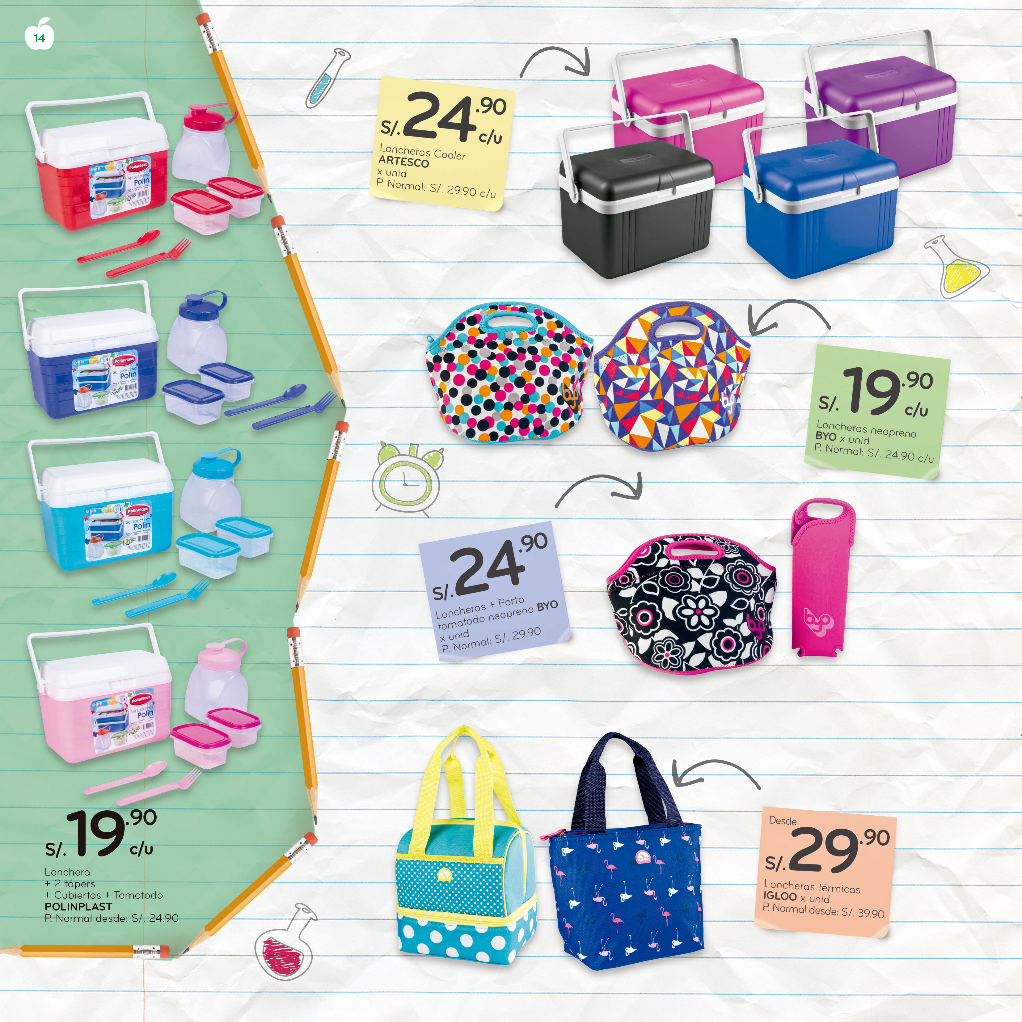 Loncheras plaza vea online