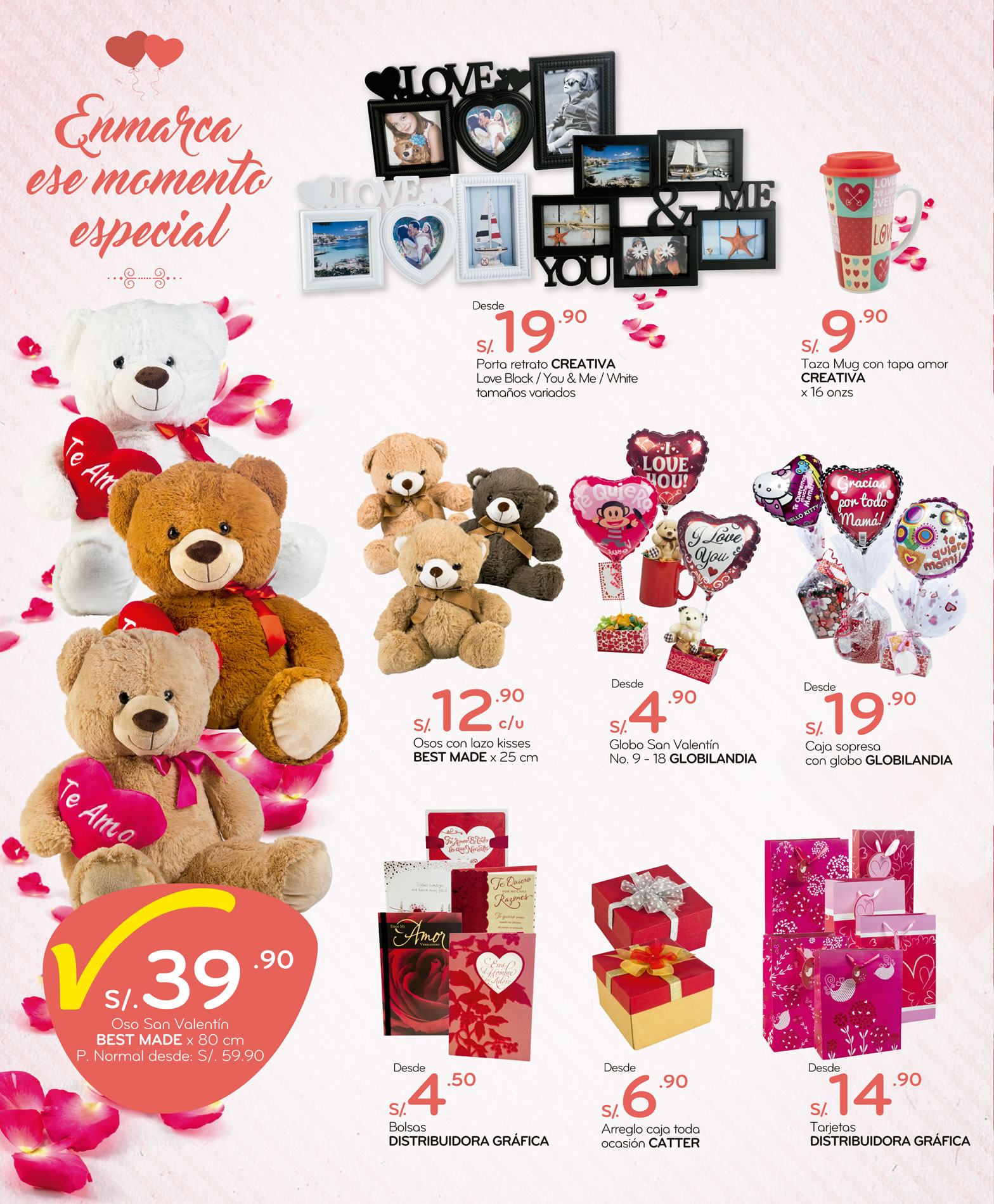 peluches en plaza vea