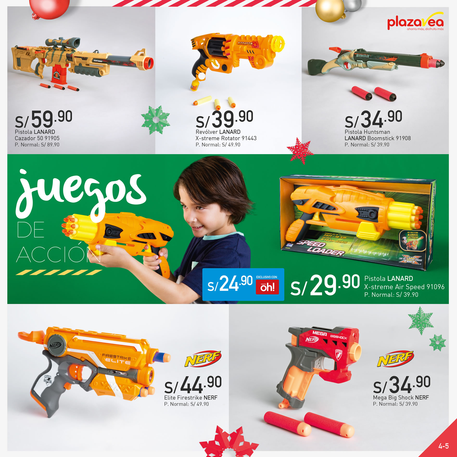 nerf plaza vea