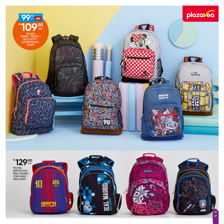 Plaza best sale vea mochilas